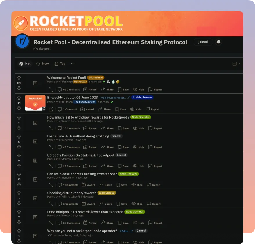 Join our Subreddit